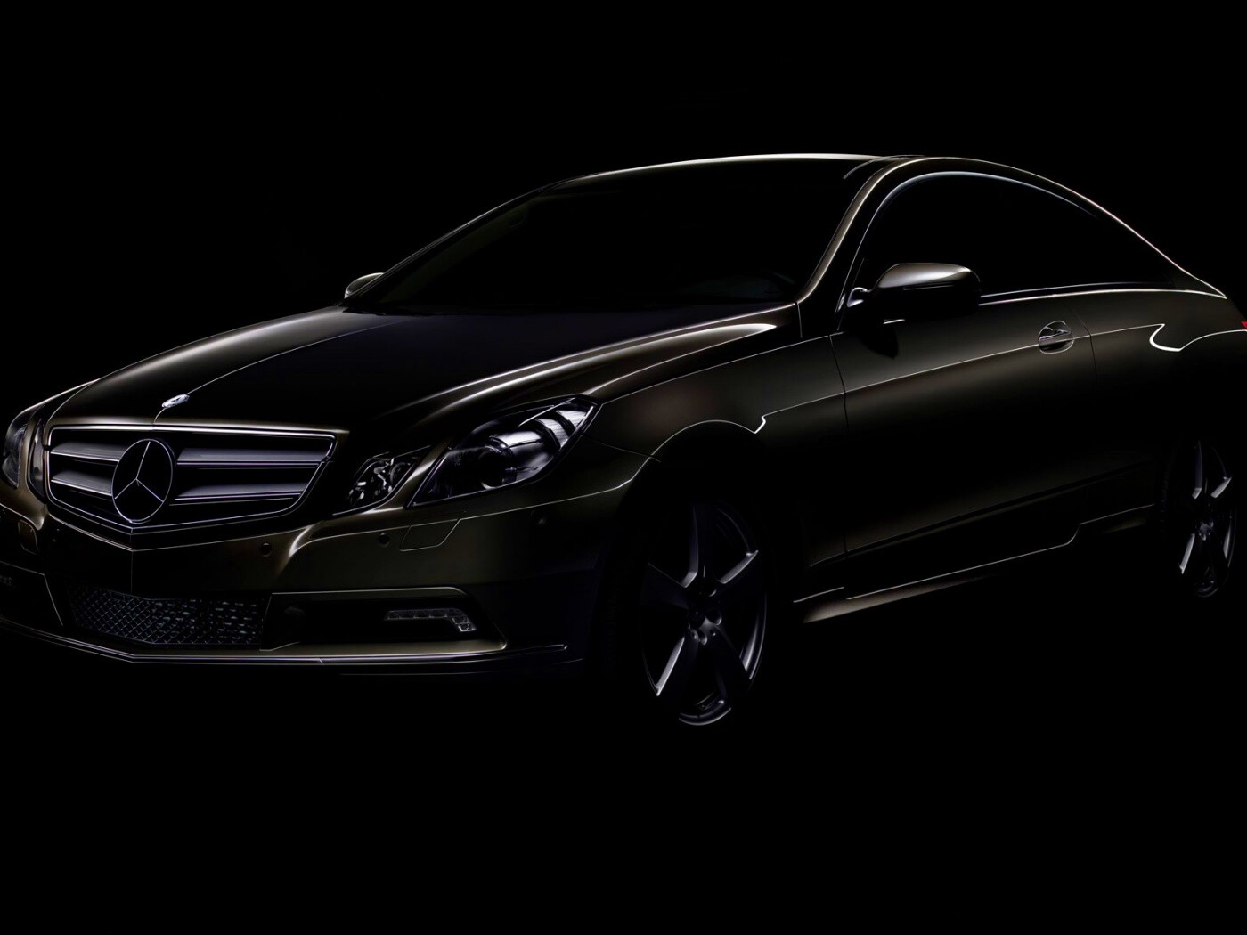 Черный Мерседес обои