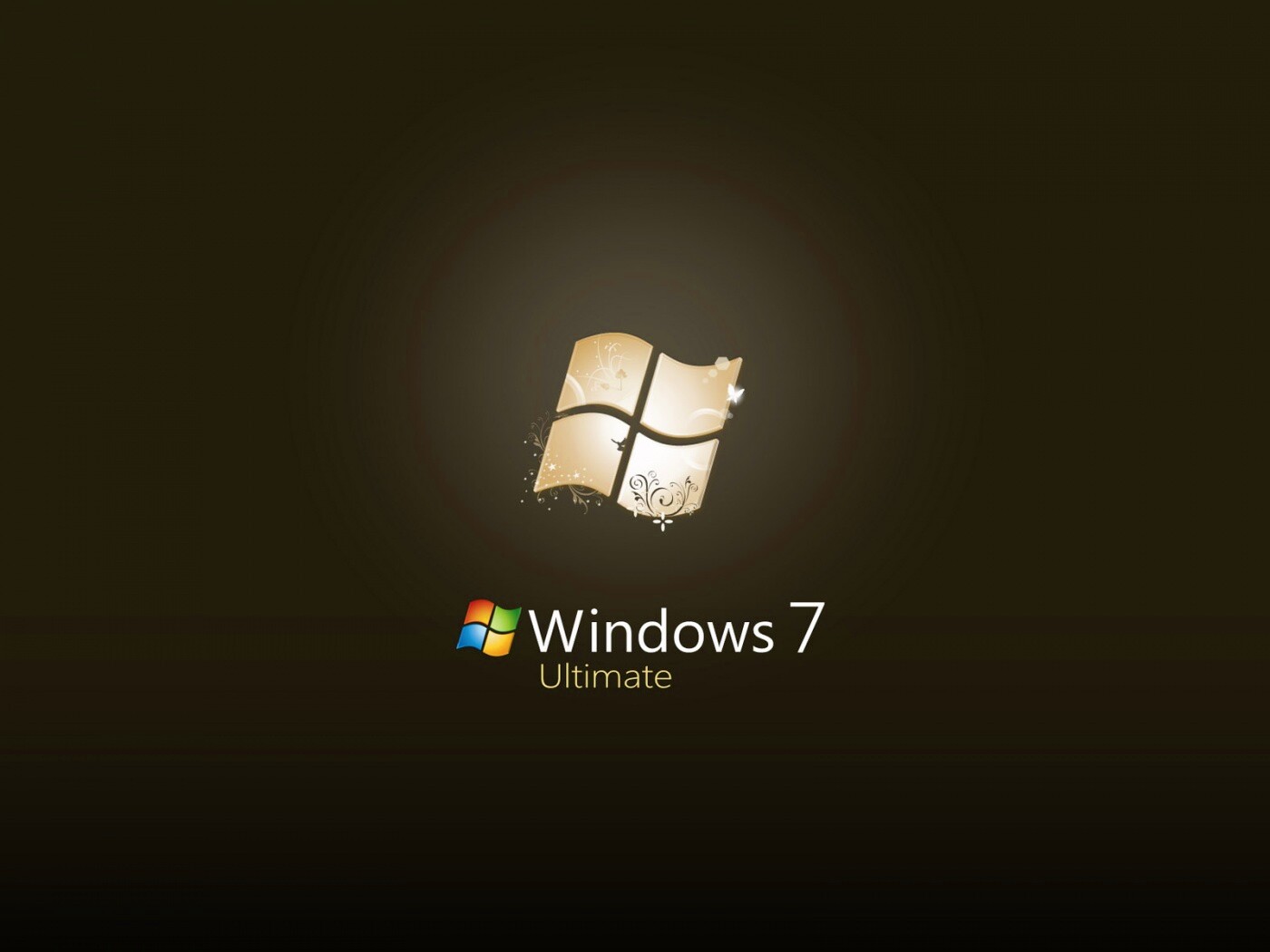 Логотип WIndows 7 Ultimate обои