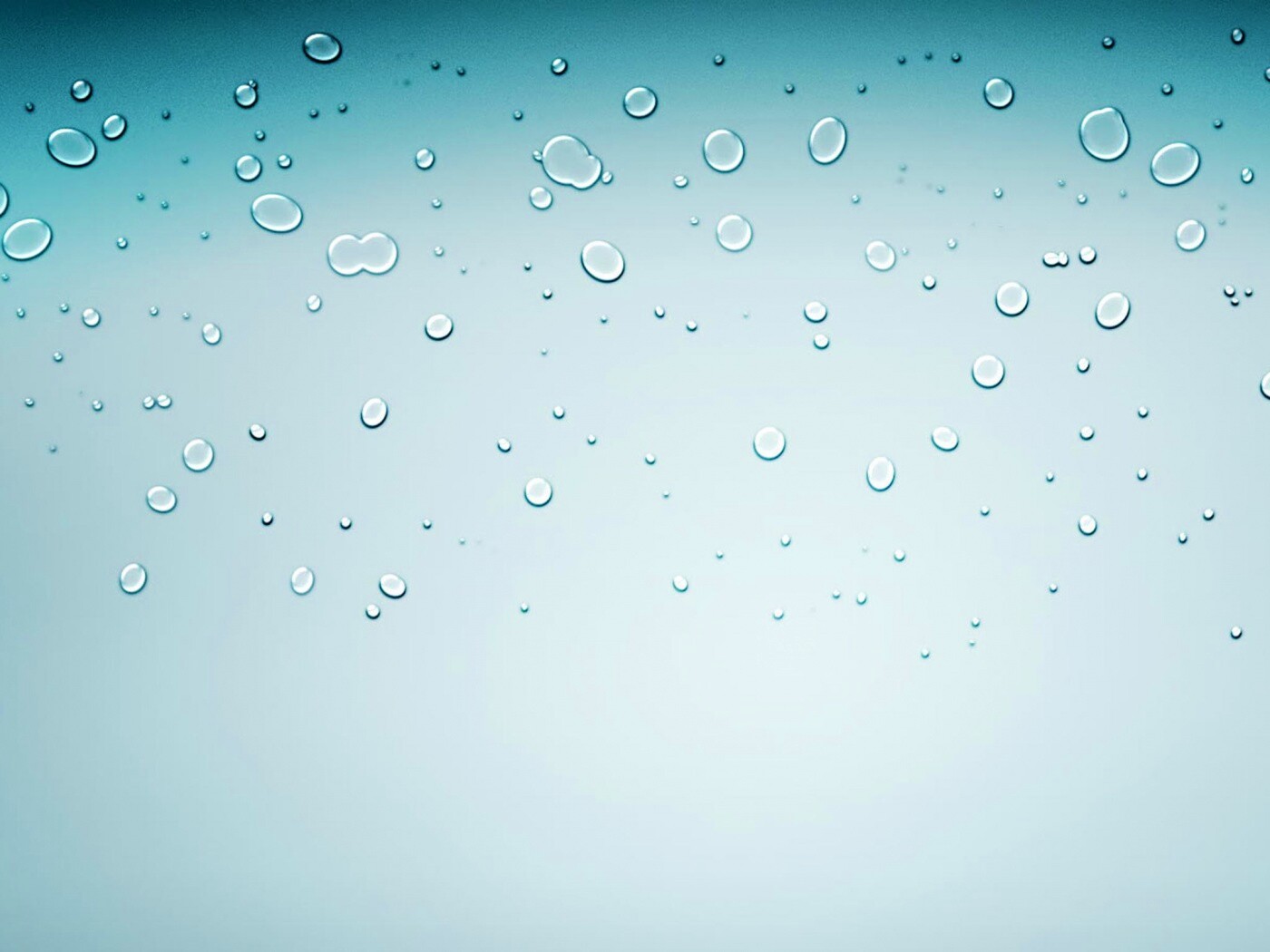 Капли на светлом фоне обои