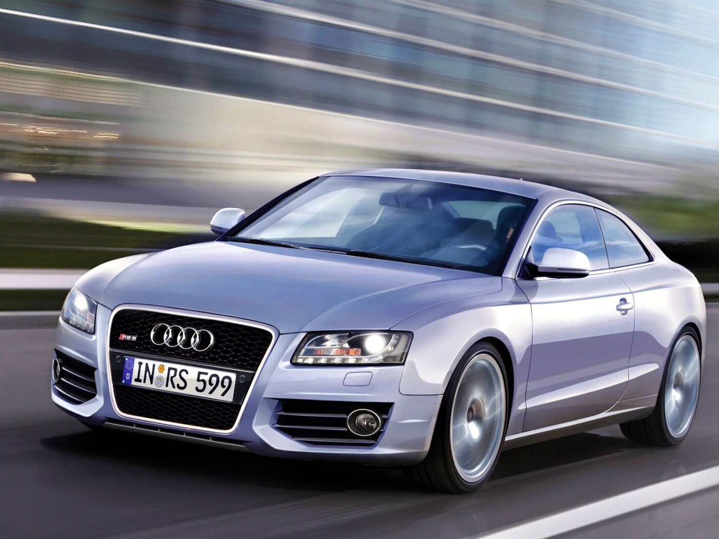 Ауди на скорости обои