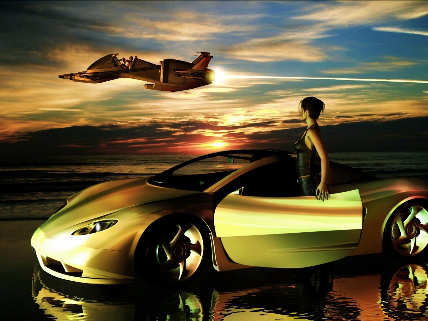 Транспорт будущего обои