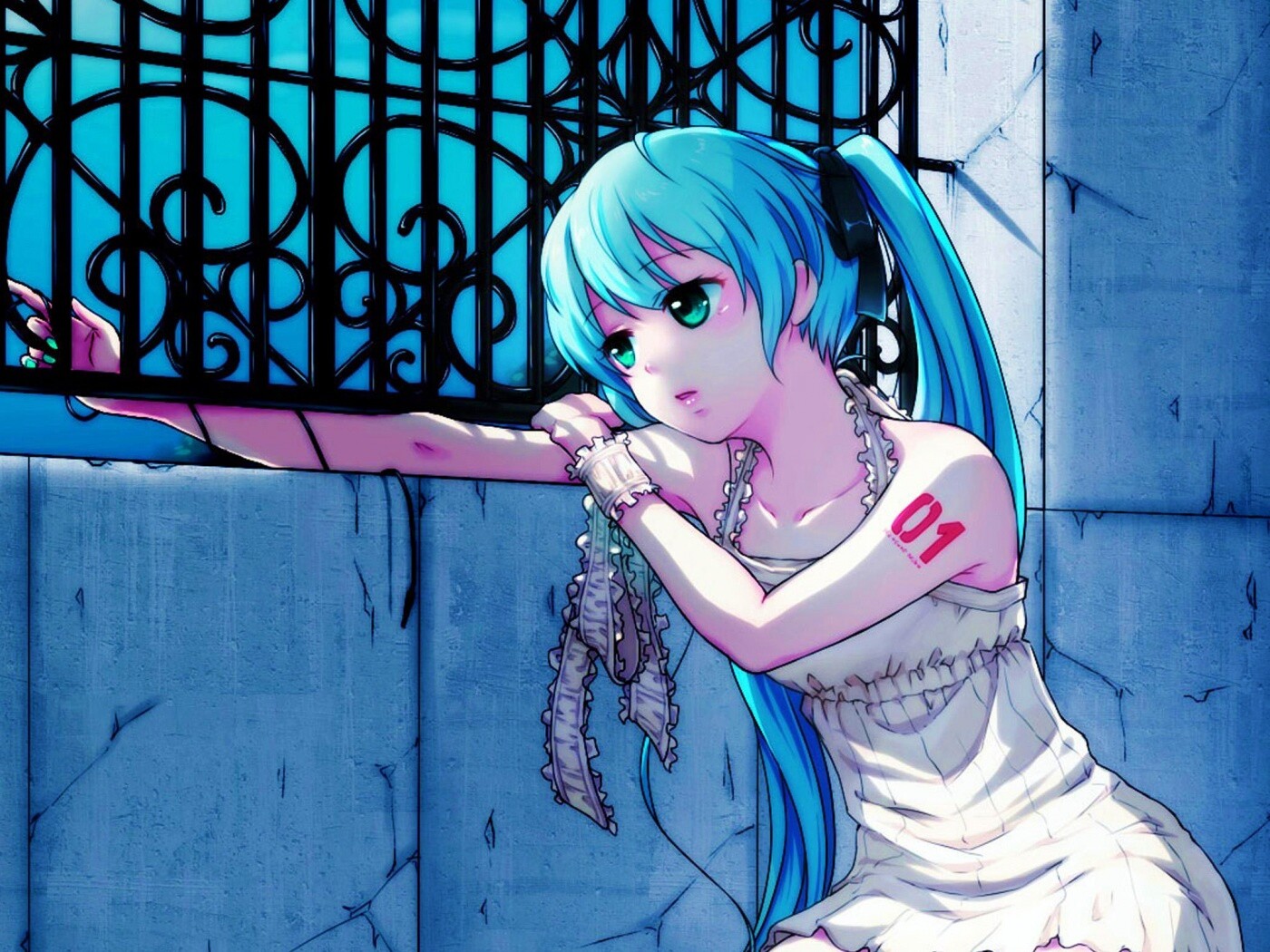 Девушка грустит обои