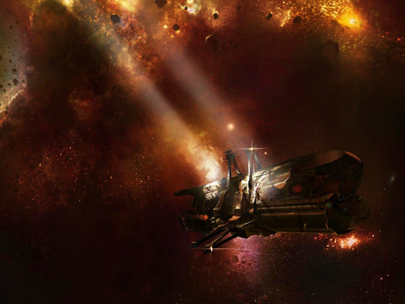 В космических глубинах обои