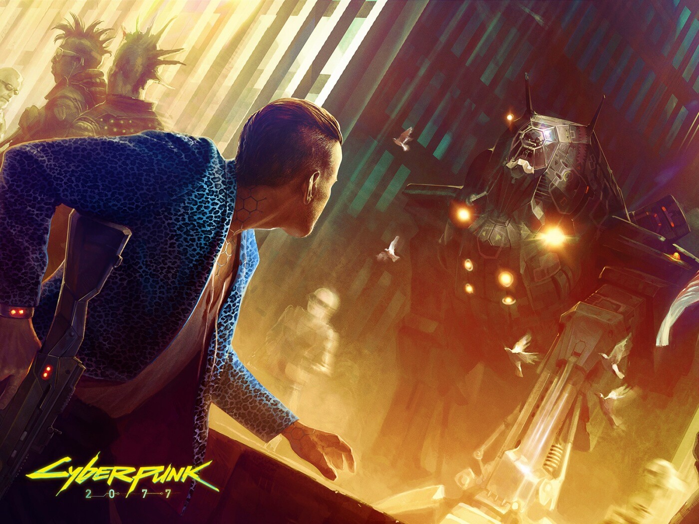 Арт из Киберпанк 2077 обои