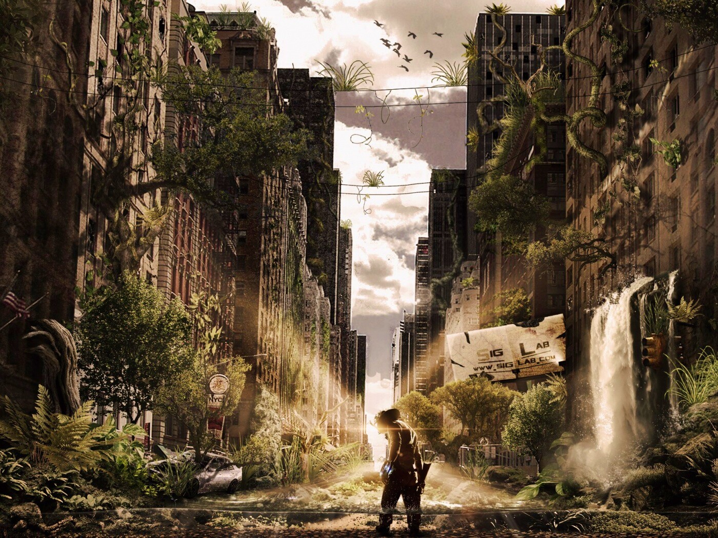 Постапокалиптический мир обои