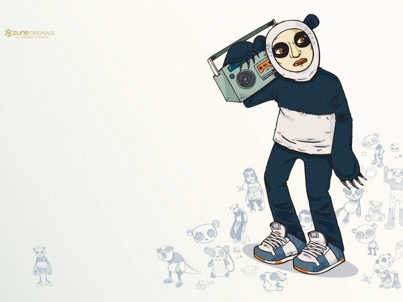 Панда - ньюэйдж обои