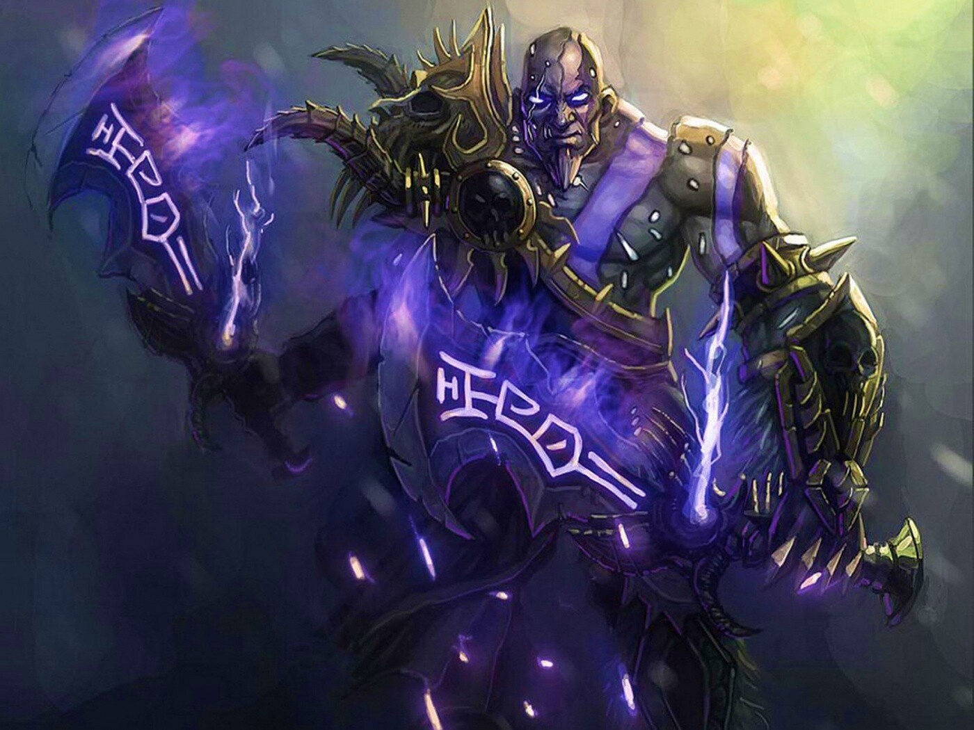 Андед с топорами обои