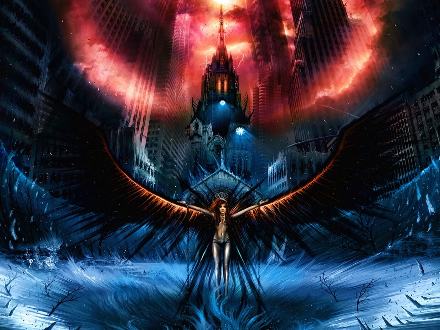 Тёмный ангел обои