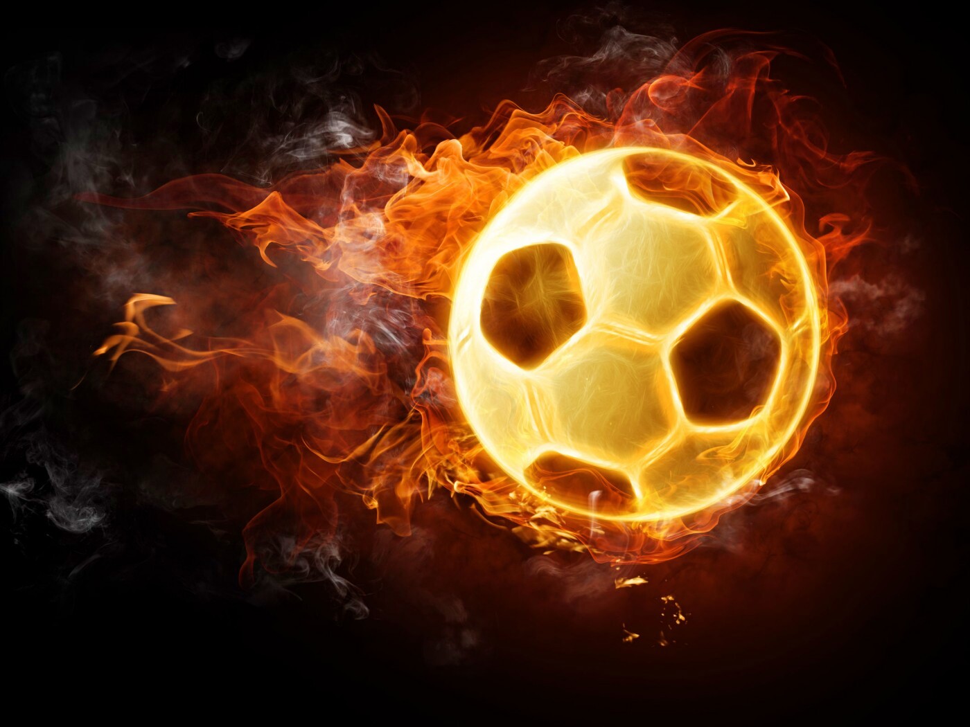 Огненный мяч обои