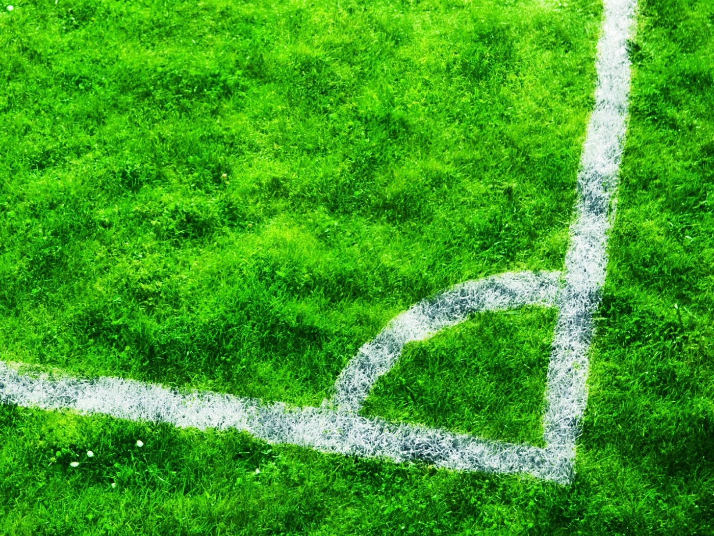 Угол футбольного поля обои