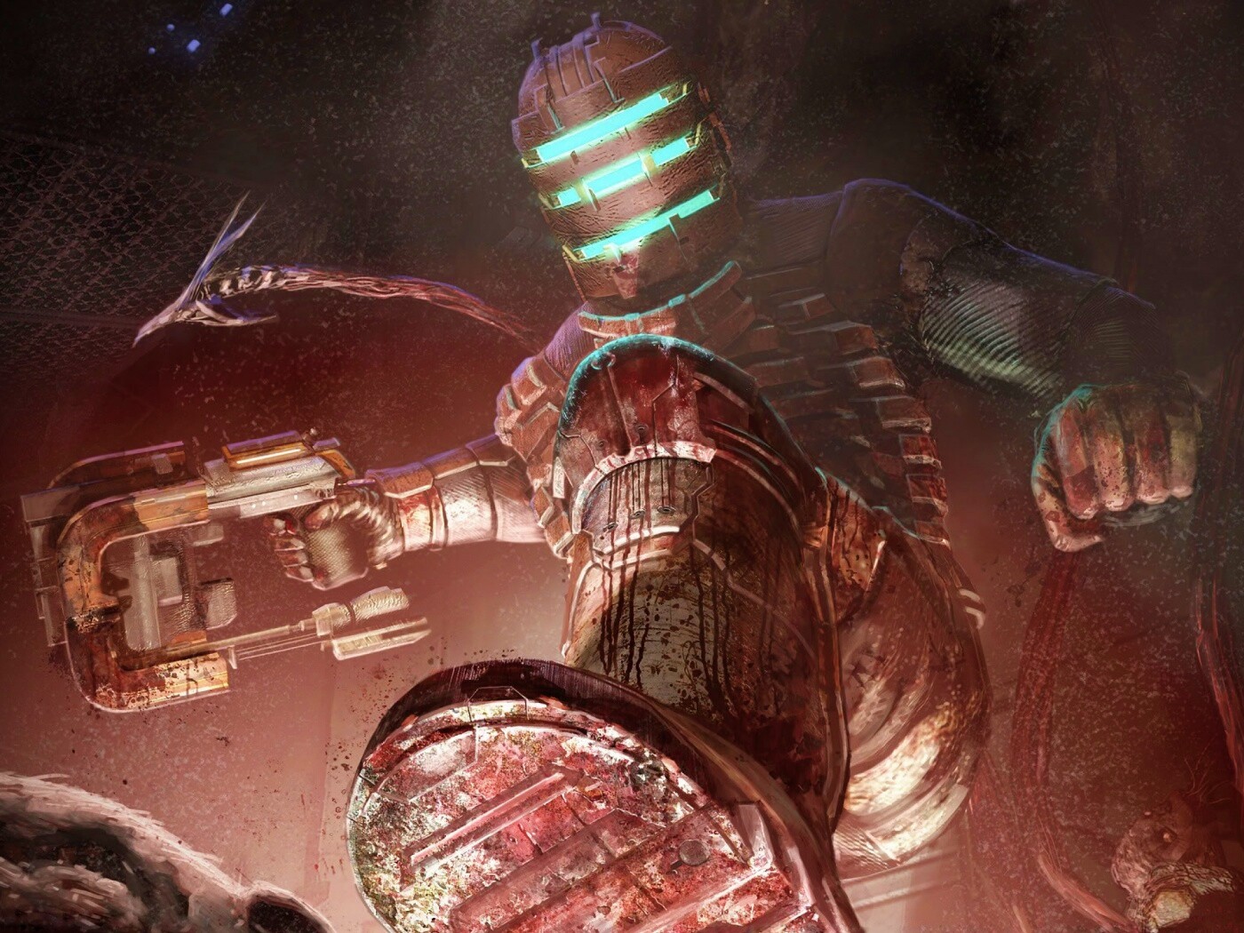 Айзек топчет монстра обои