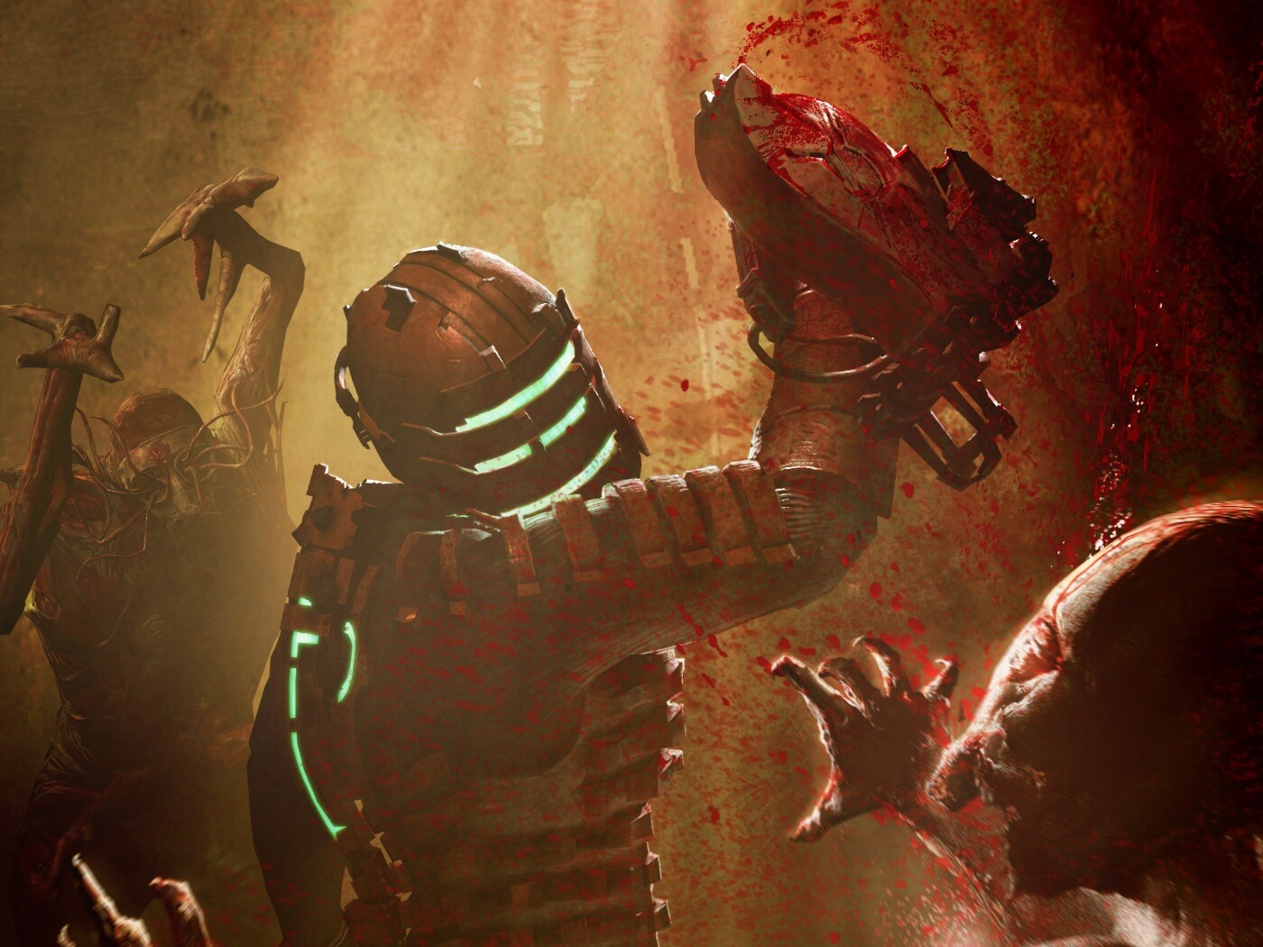 Айзек Кларк выпилил монстра обои