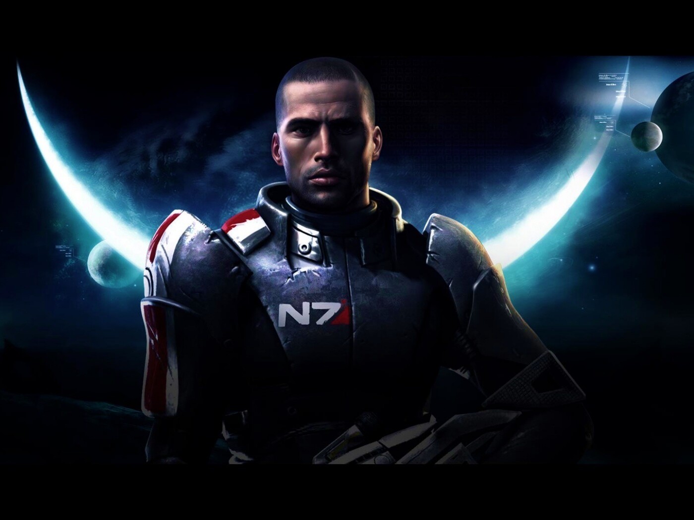 Шепард из Mass Effect обои