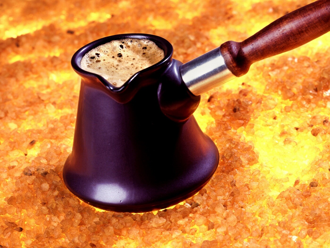 Кофе на углях обои