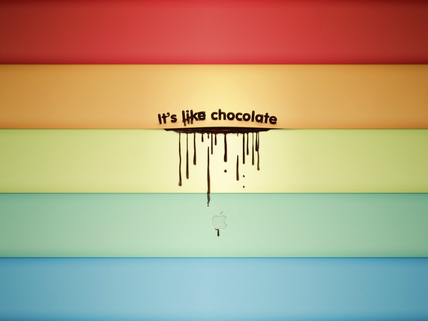 It"s not like chocolate обои