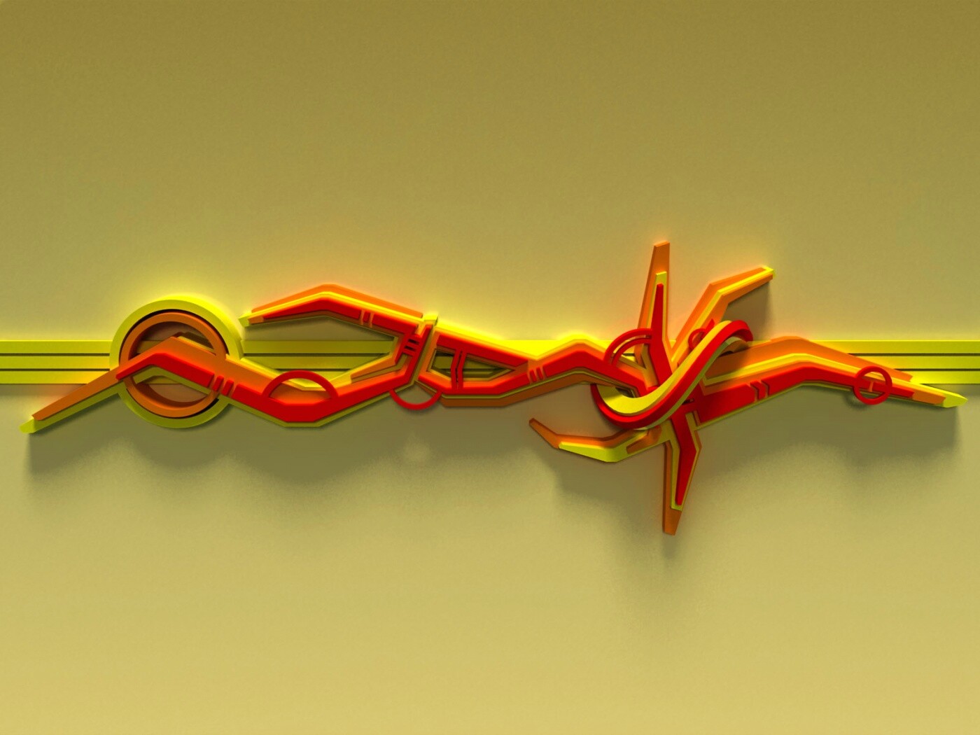 3D Граффити обои