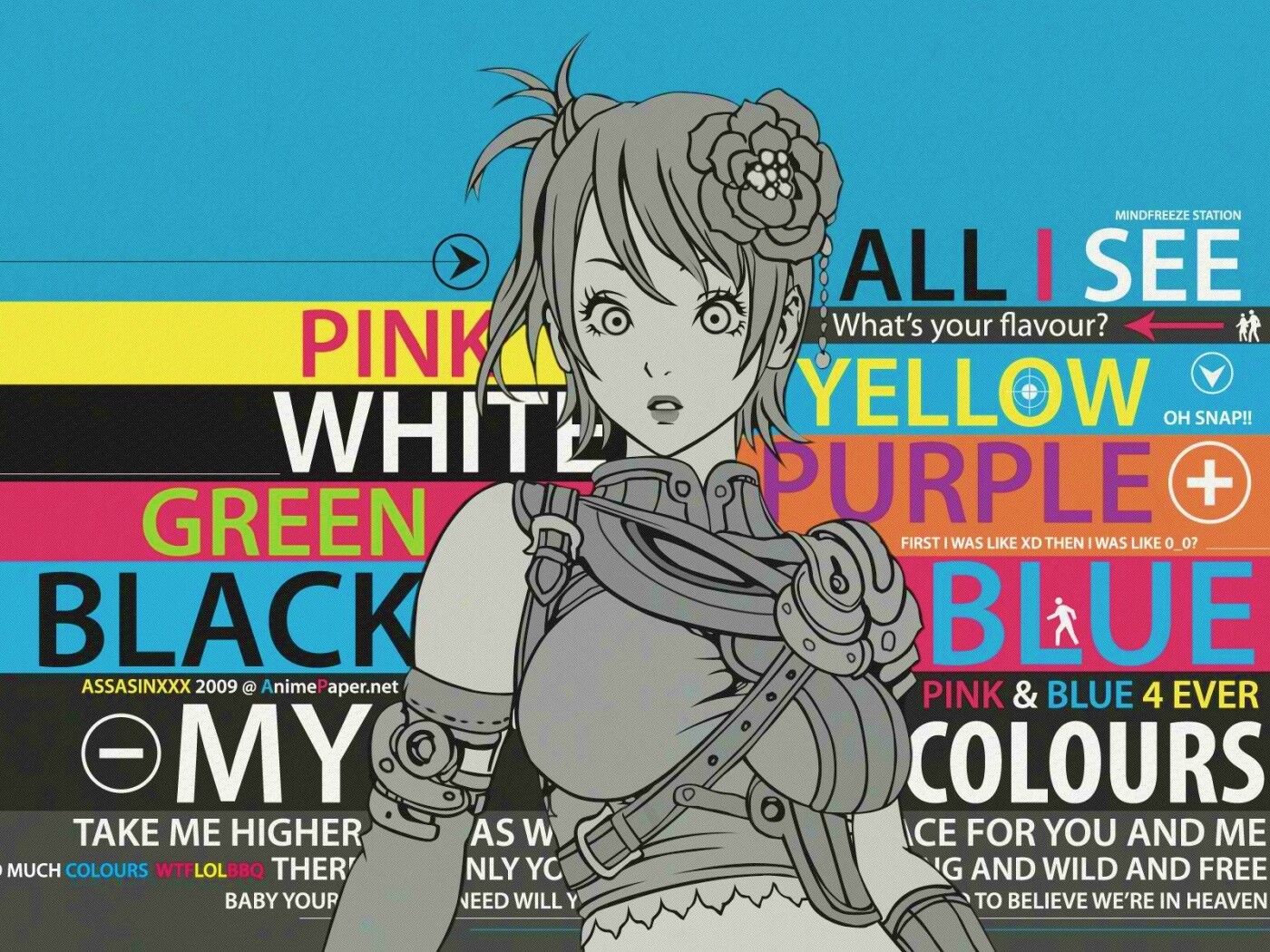 Раскрась её обои