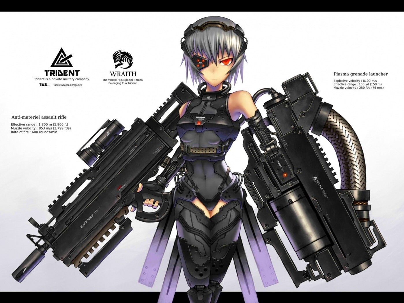 Девушка с оружием обои