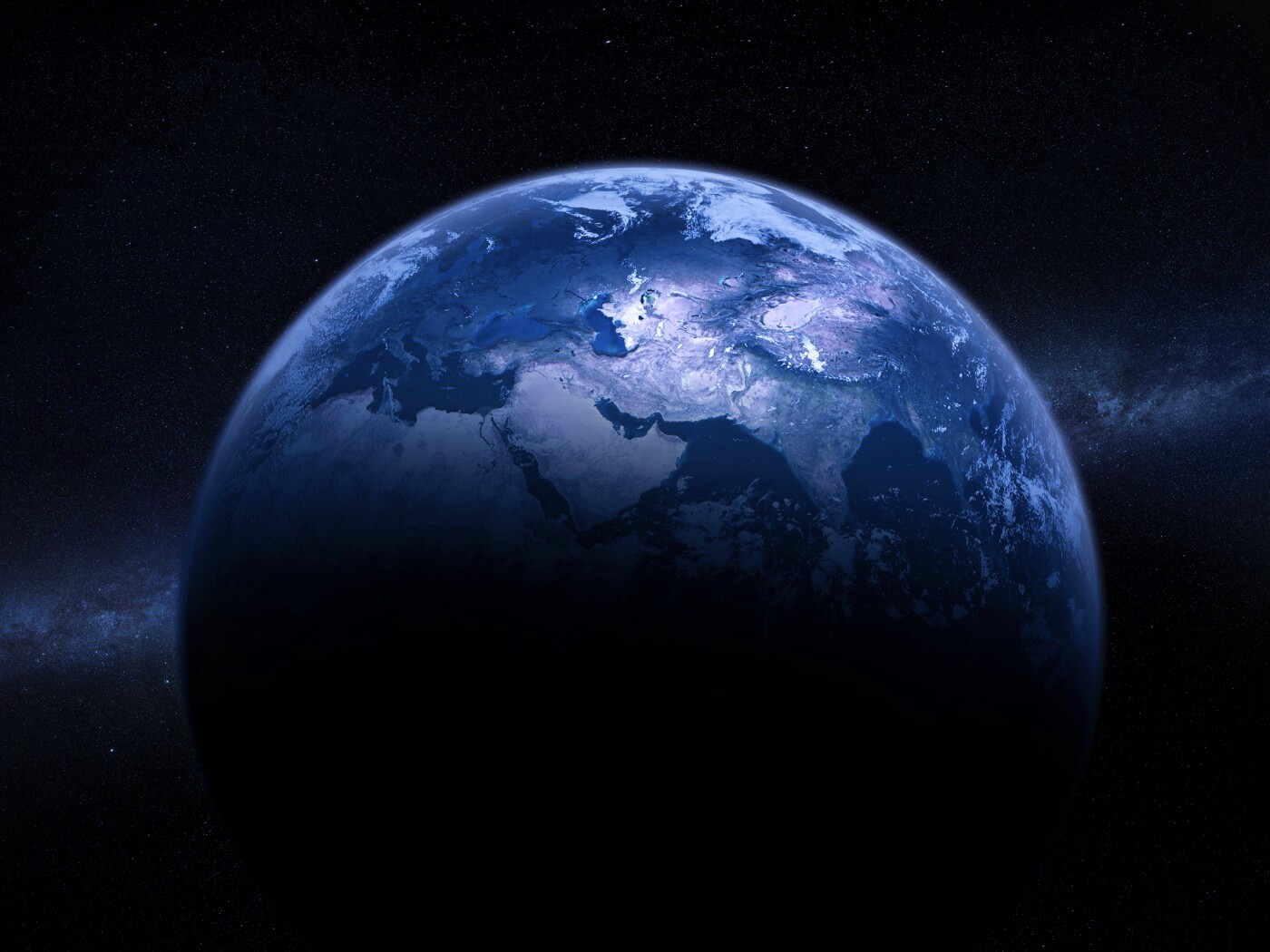 Северное полушарие Земли обои