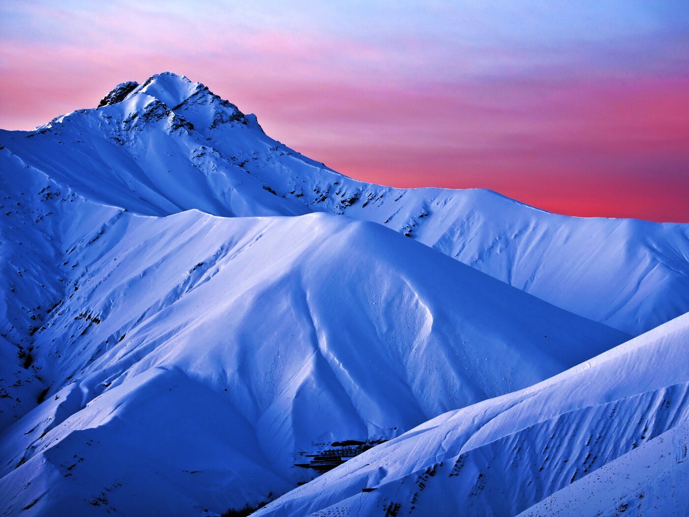 Снежные вершины обои