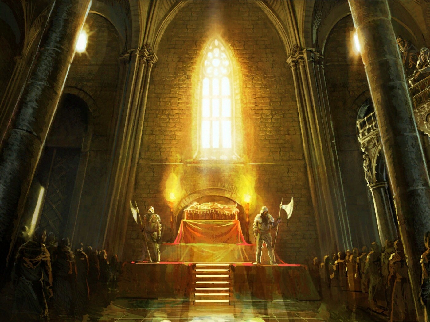 Обитель Ордена Пылающей Розы обои