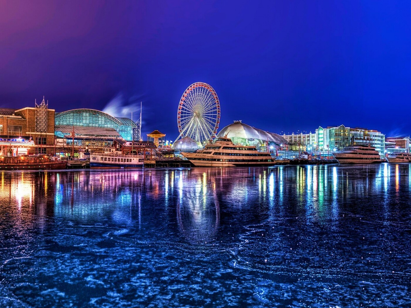 Причал для яхт обои