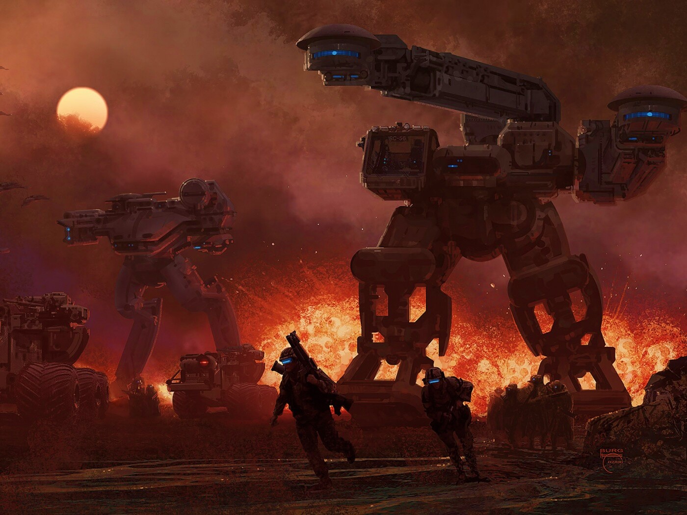 Война будущего обои