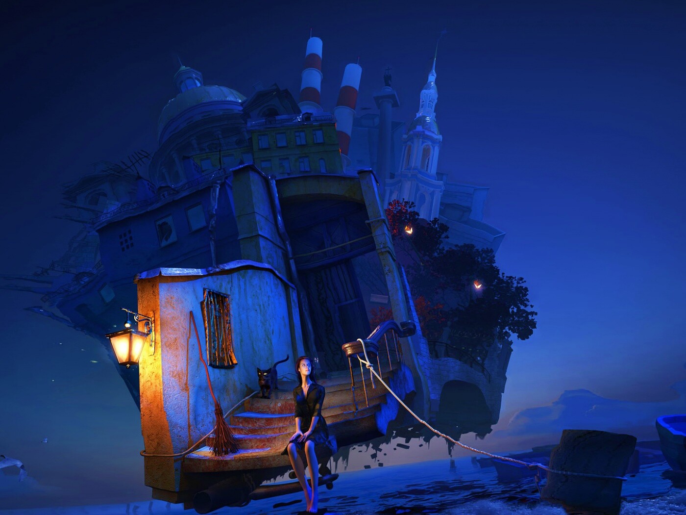 Мрачный Питер обои