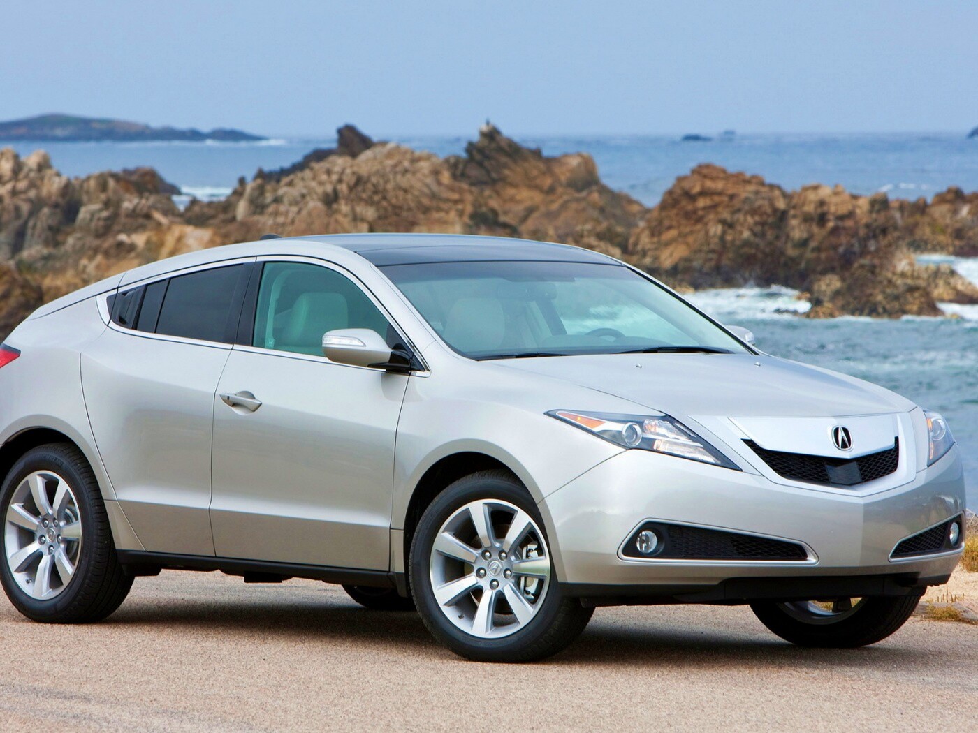 Acura на побережье обои