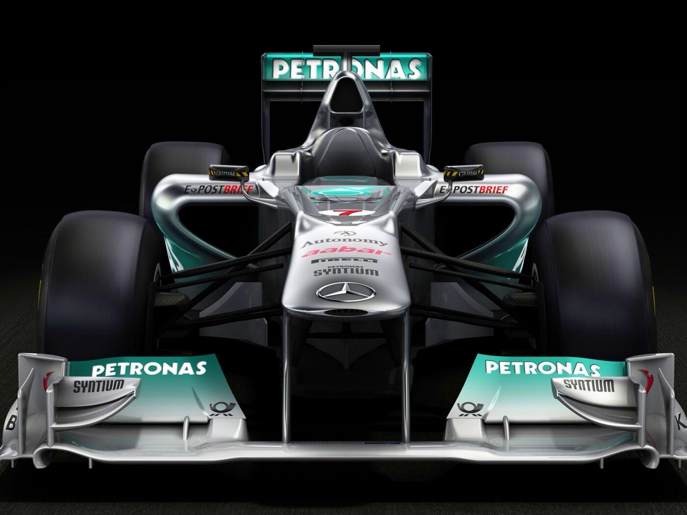 Болид Мерседес обои