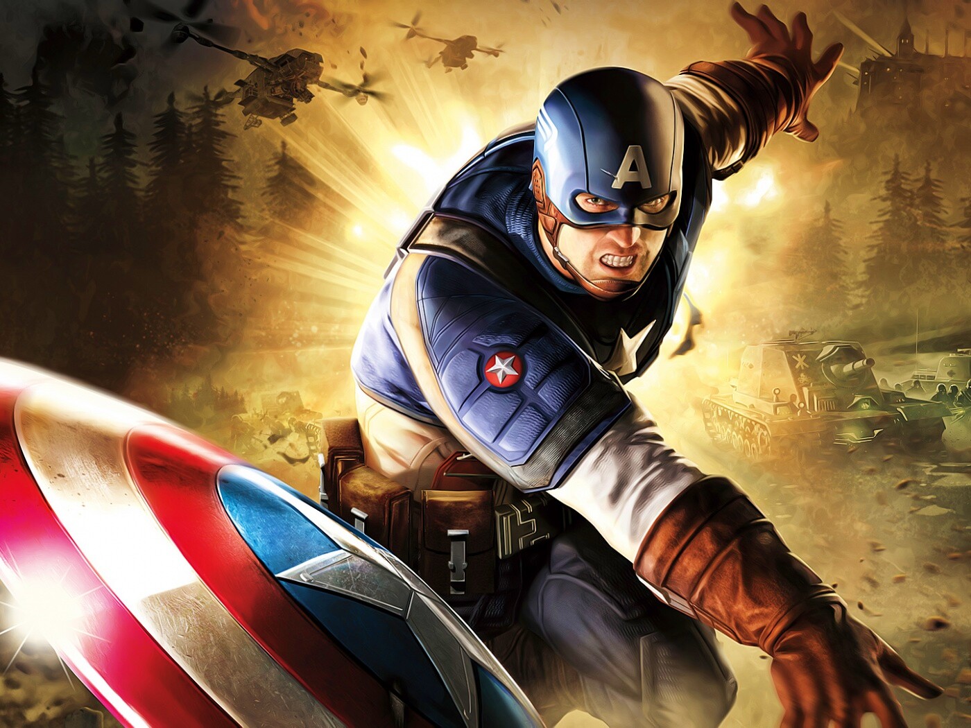Капитан Америка обои