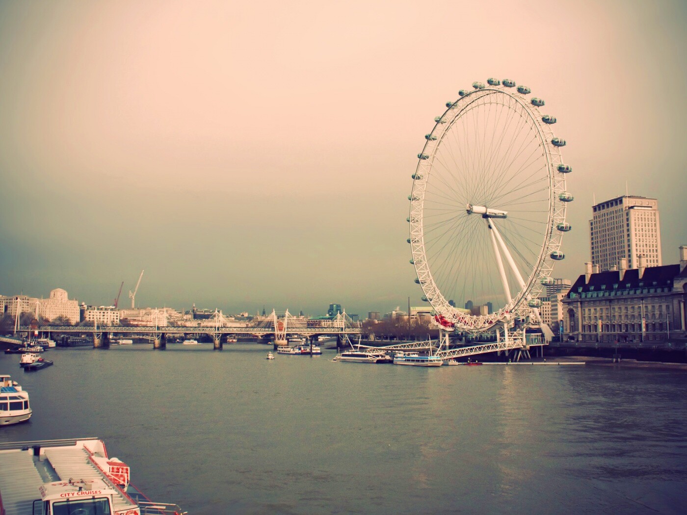 Колесо обозрения обои