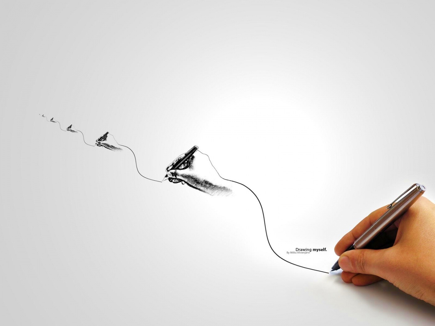 Рисунок - рекурсия обои