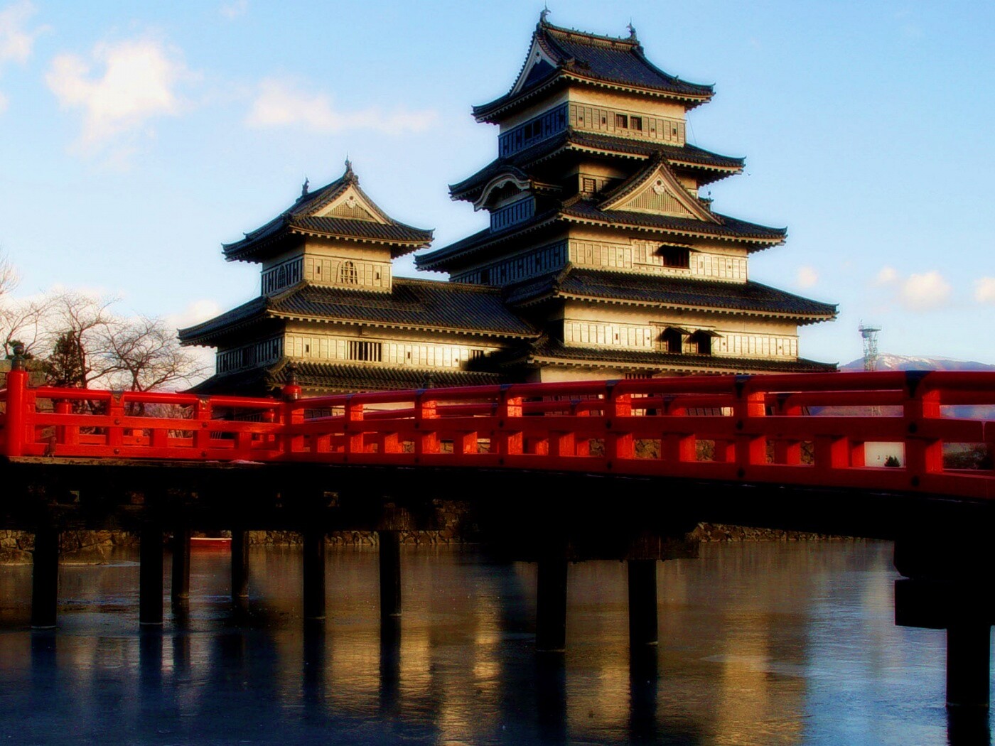 Дом на берегу обои