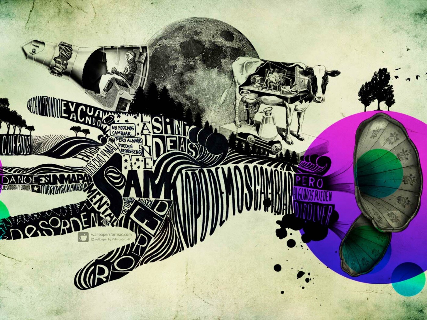 Абстрактные обои для Apple обои