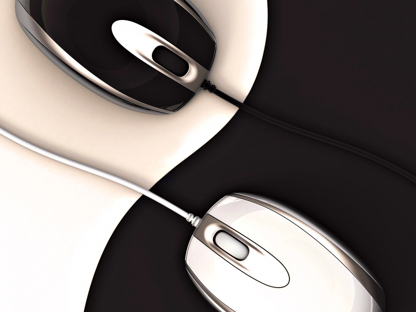 Инь Янь мышки обои