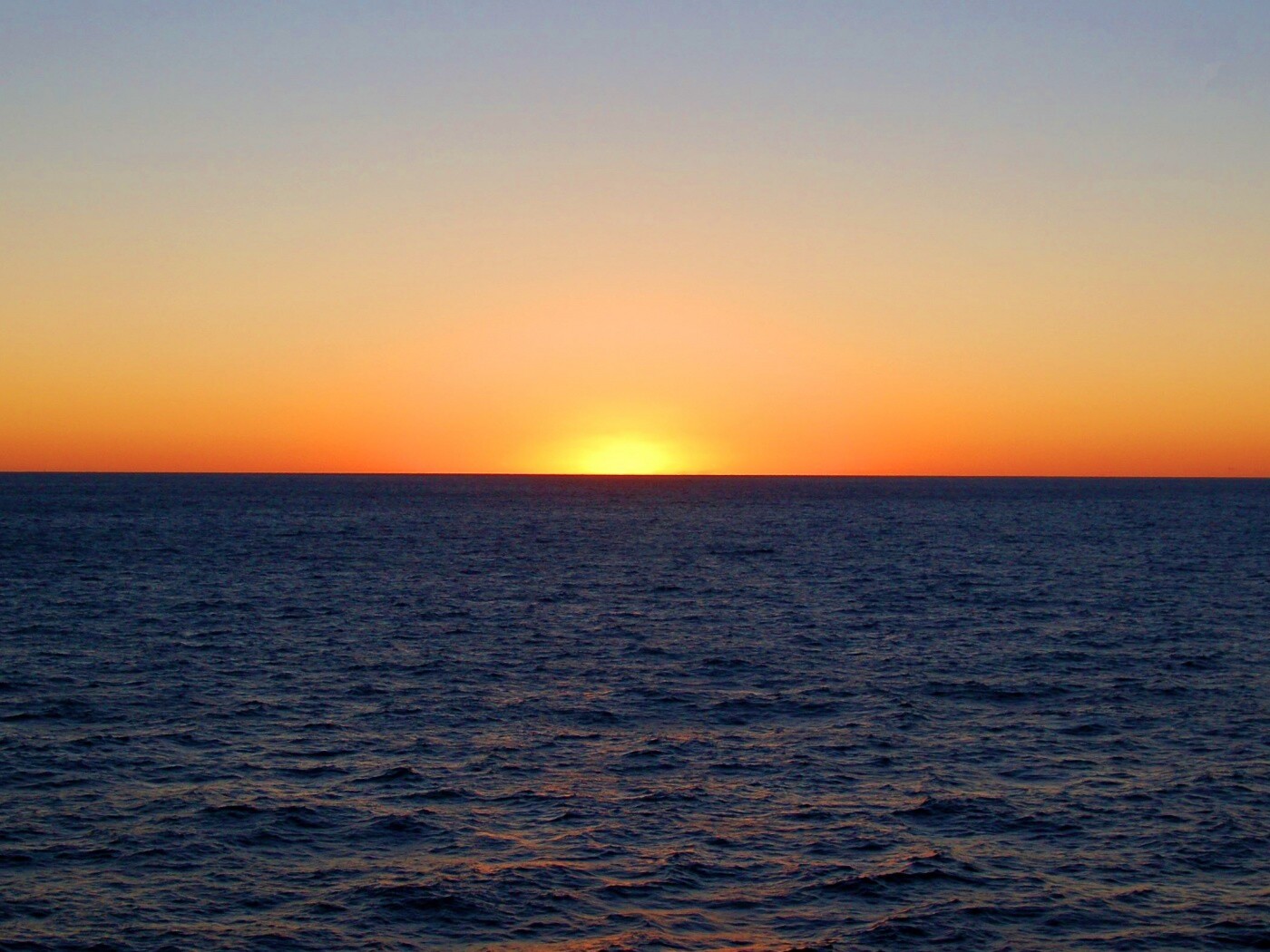 Морской закат обои