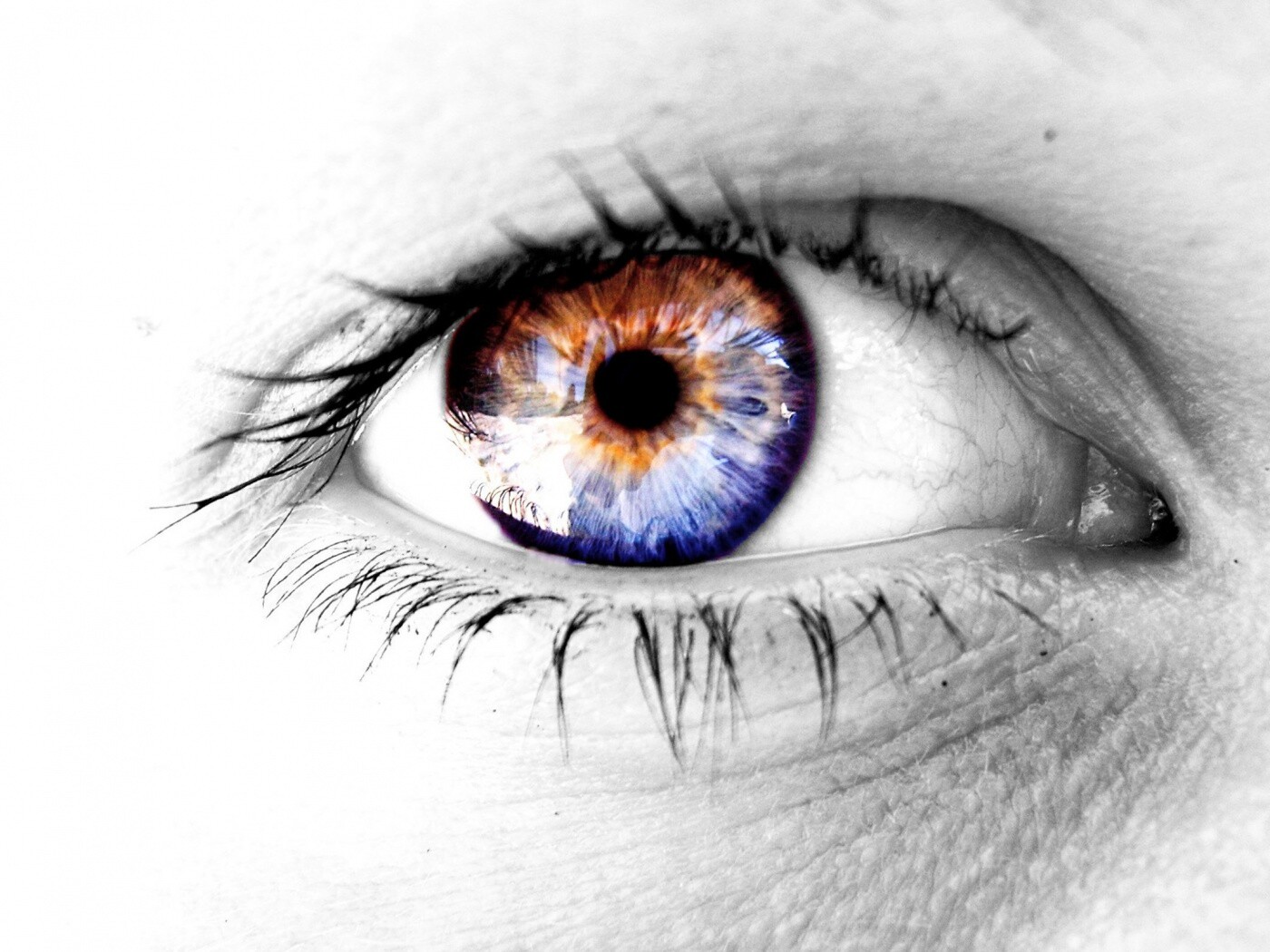 Широко раскрытые глаза обои