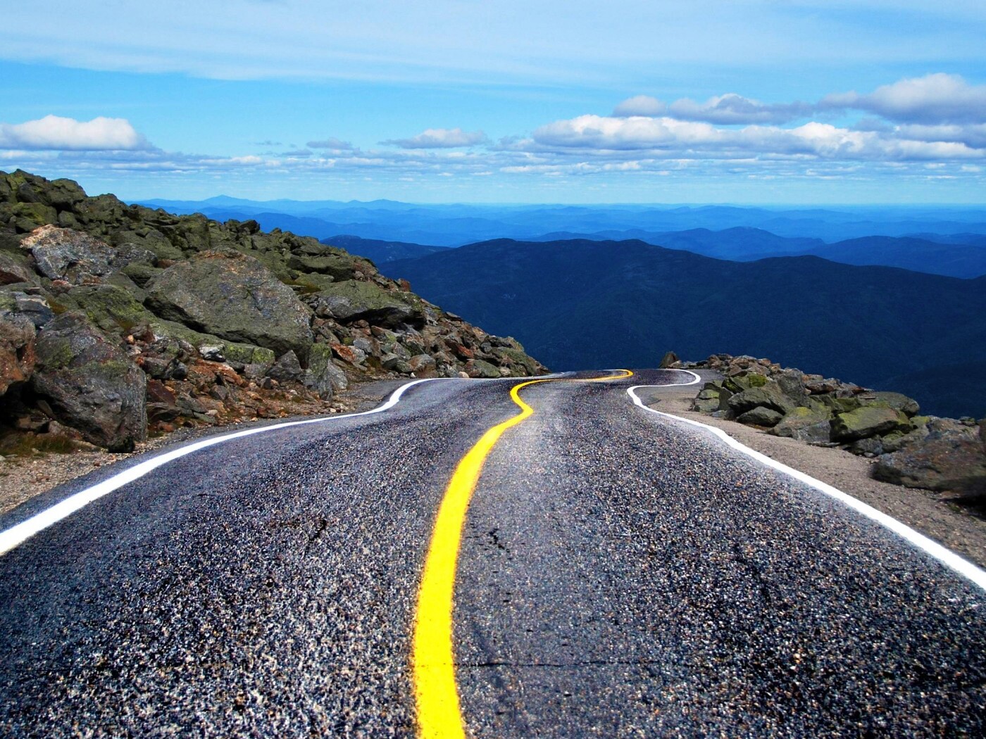 Горная дорога обои