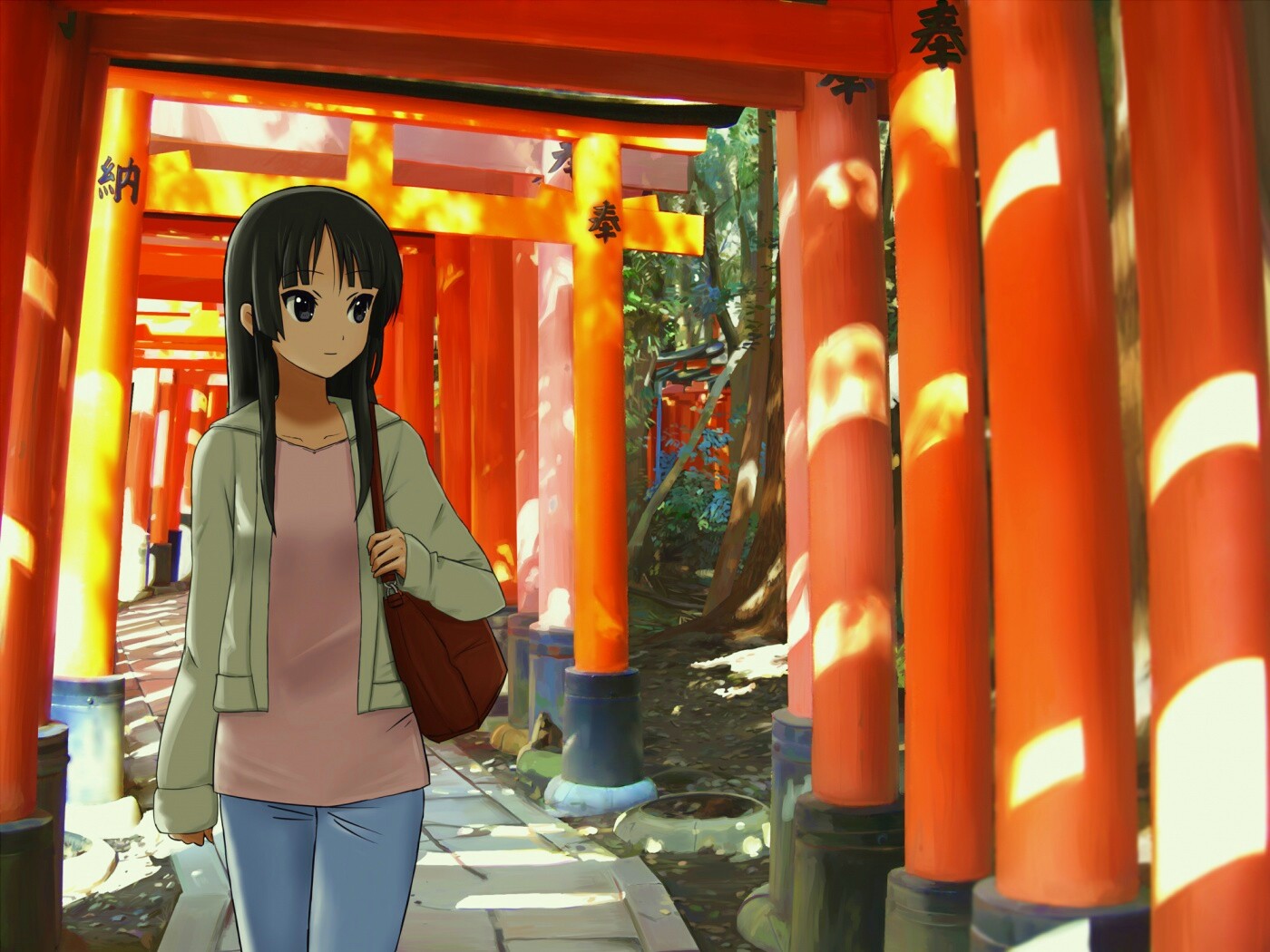 Акияма Мио обои