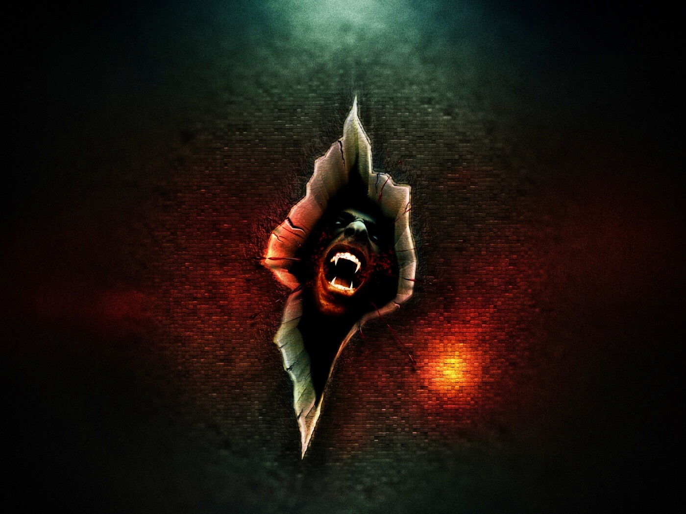 Монстр из ращелины обои