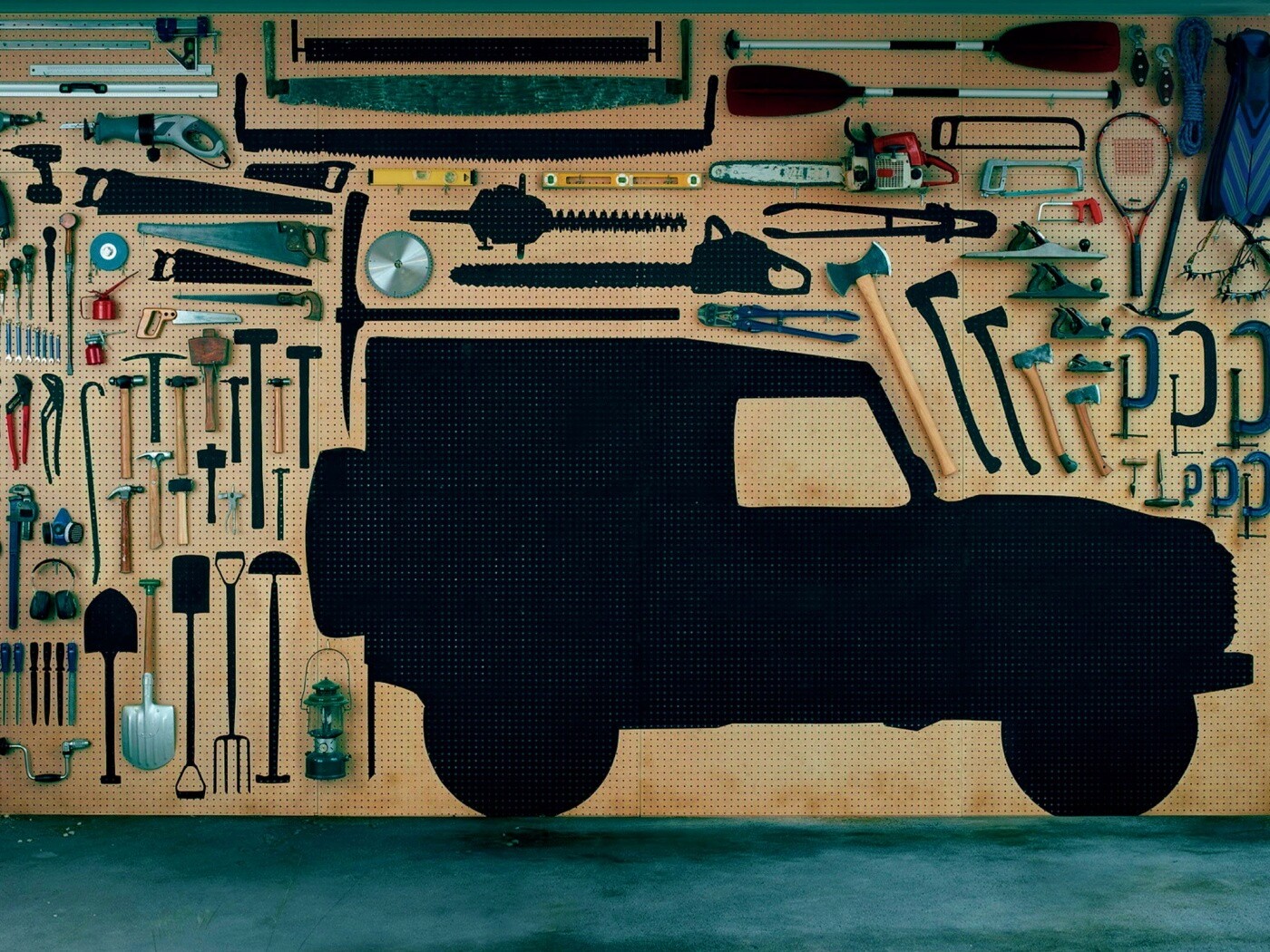 Типичный гараж обои