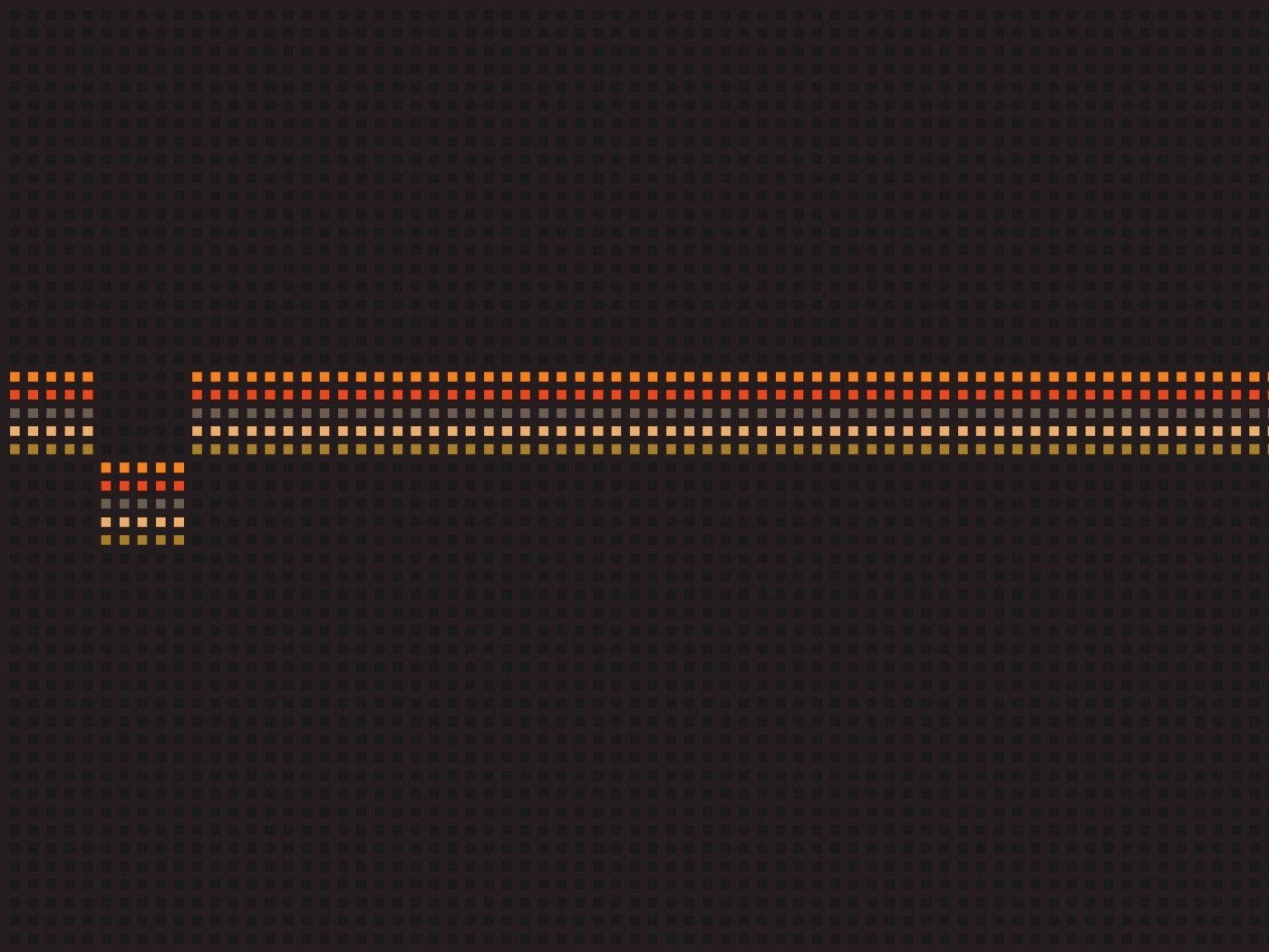 Пиксельная радуга обои