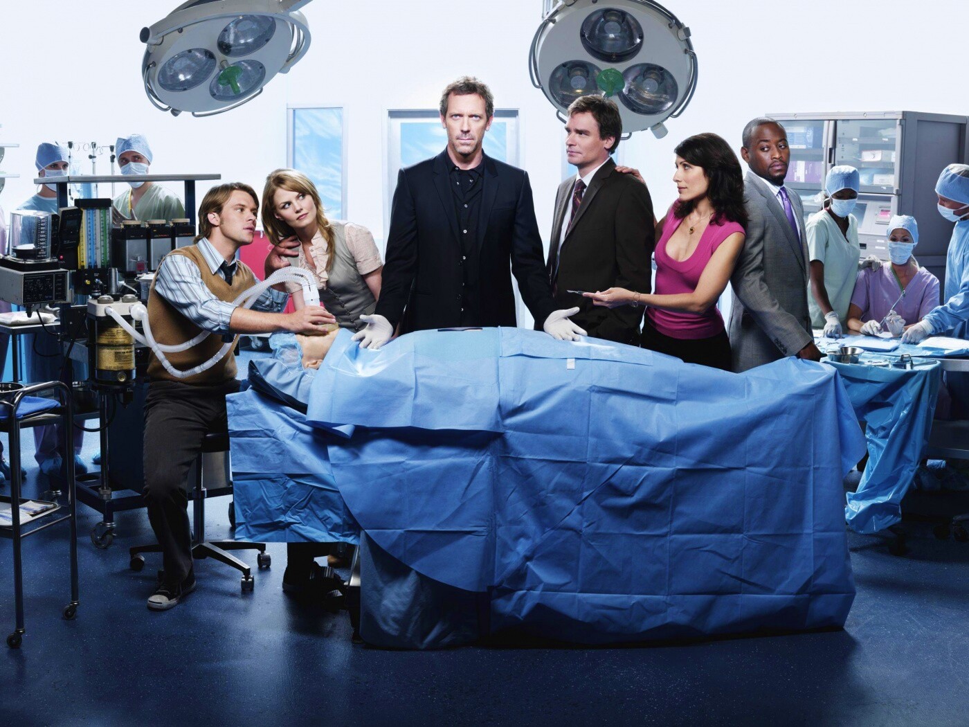 Герои сериала "Доктор Хаус" обои