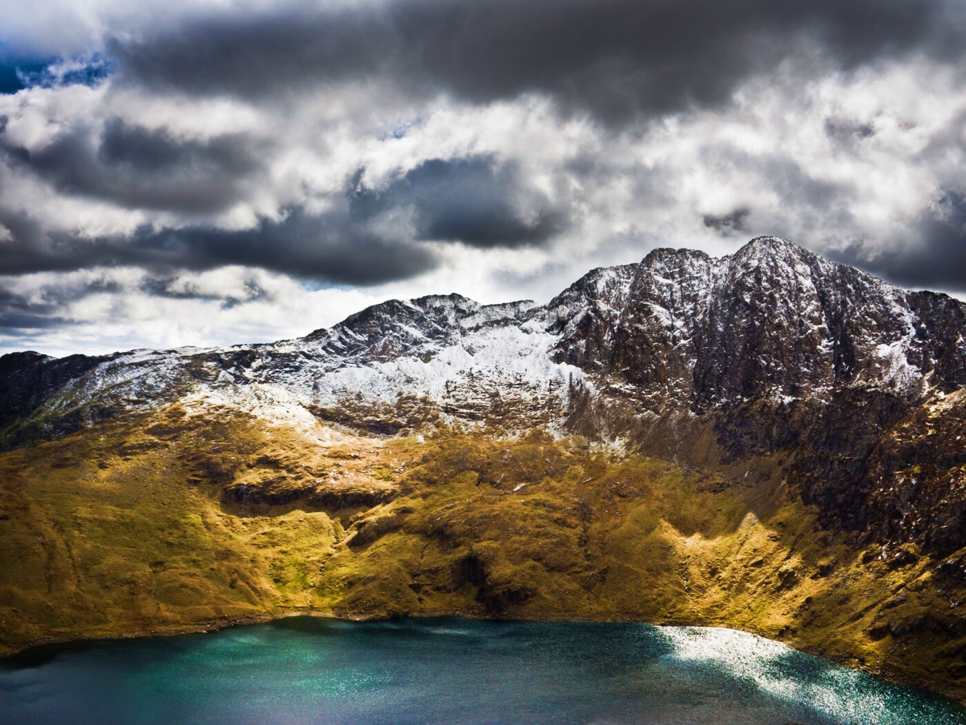 Вид на горы обои