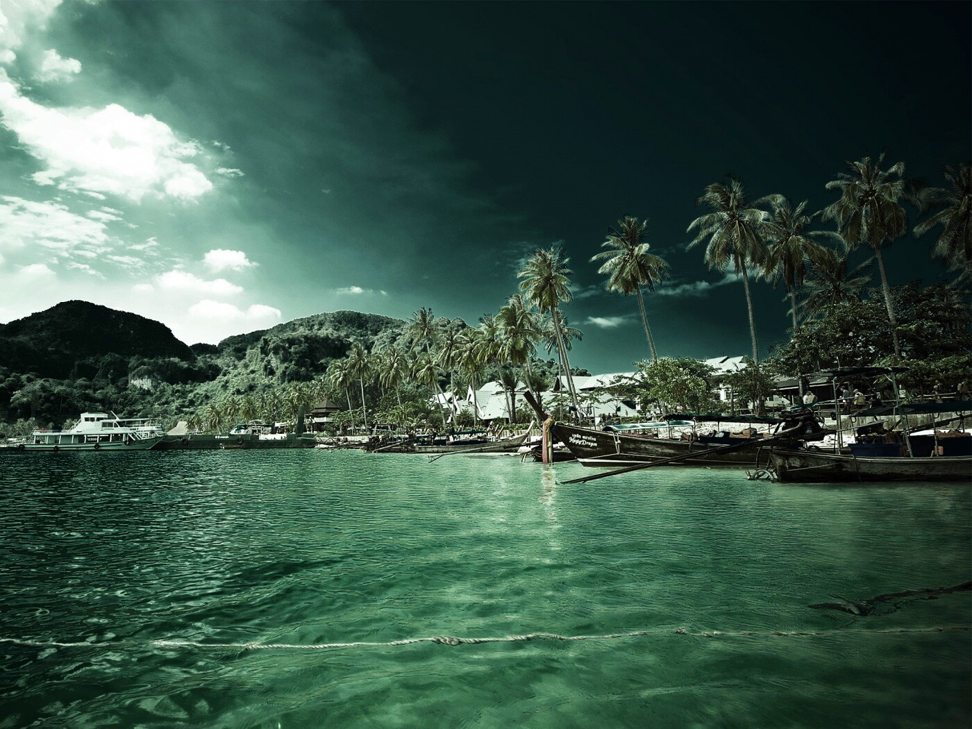 Призрачный пляж обои