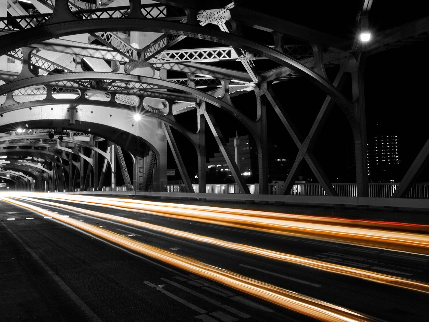 Городской мост в Сакраменто обои