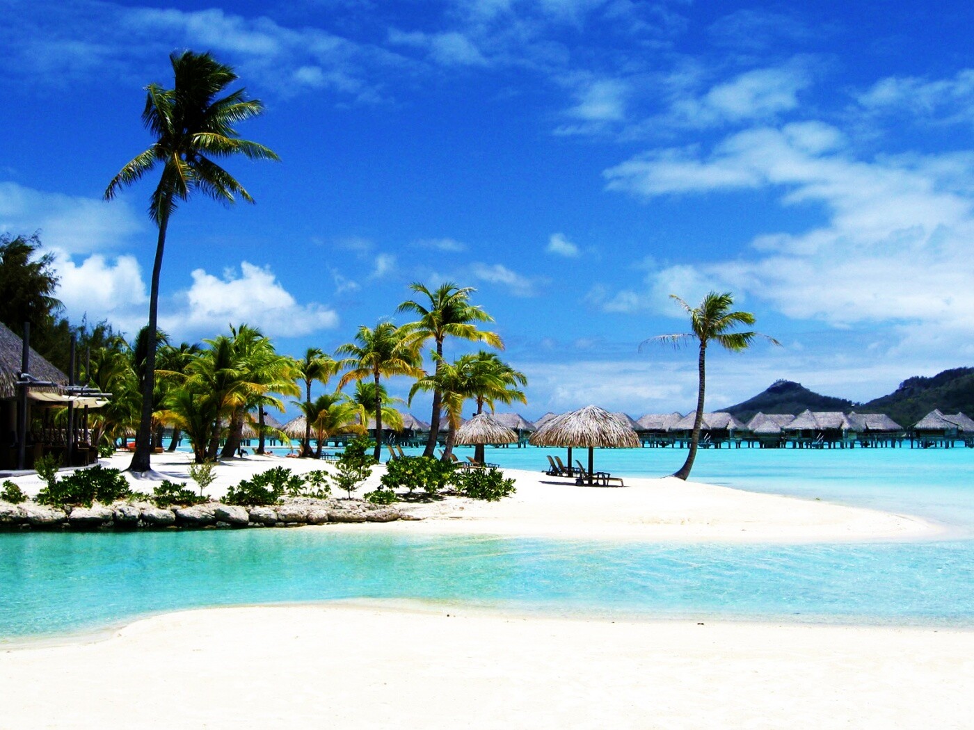 Побережье Бора-бора обои