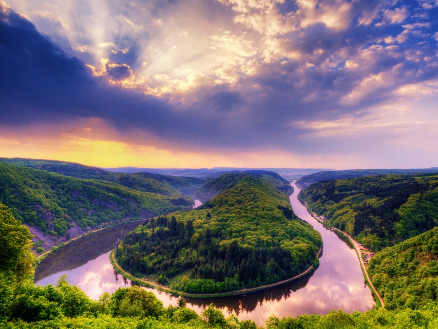 Извилистый каньон обои