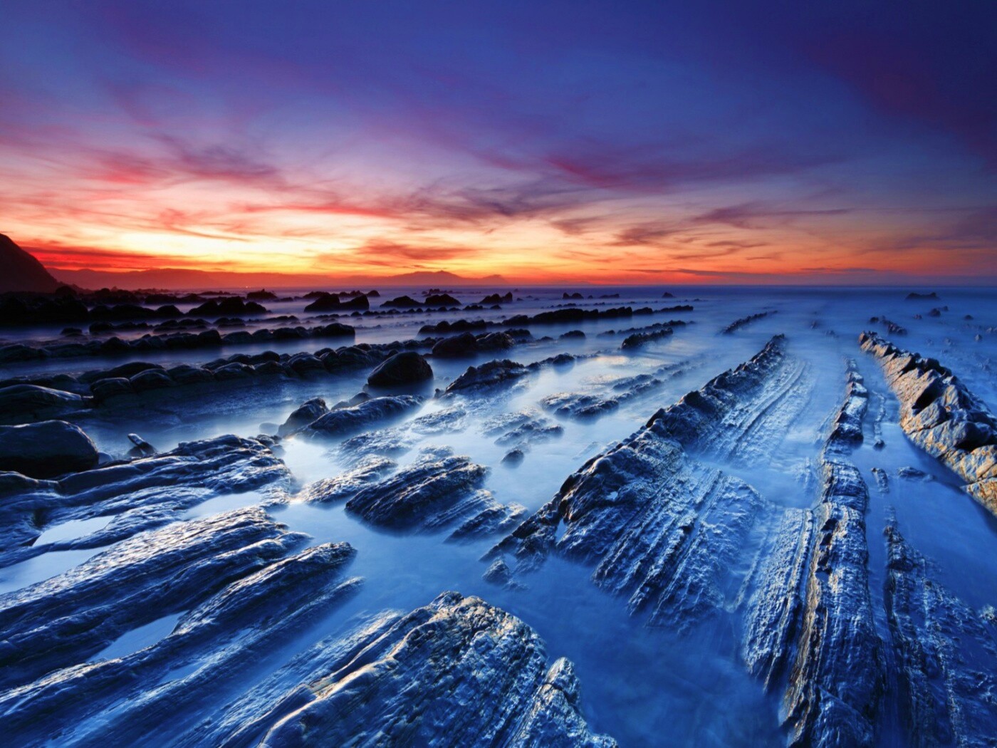 Рифы в тумане обои